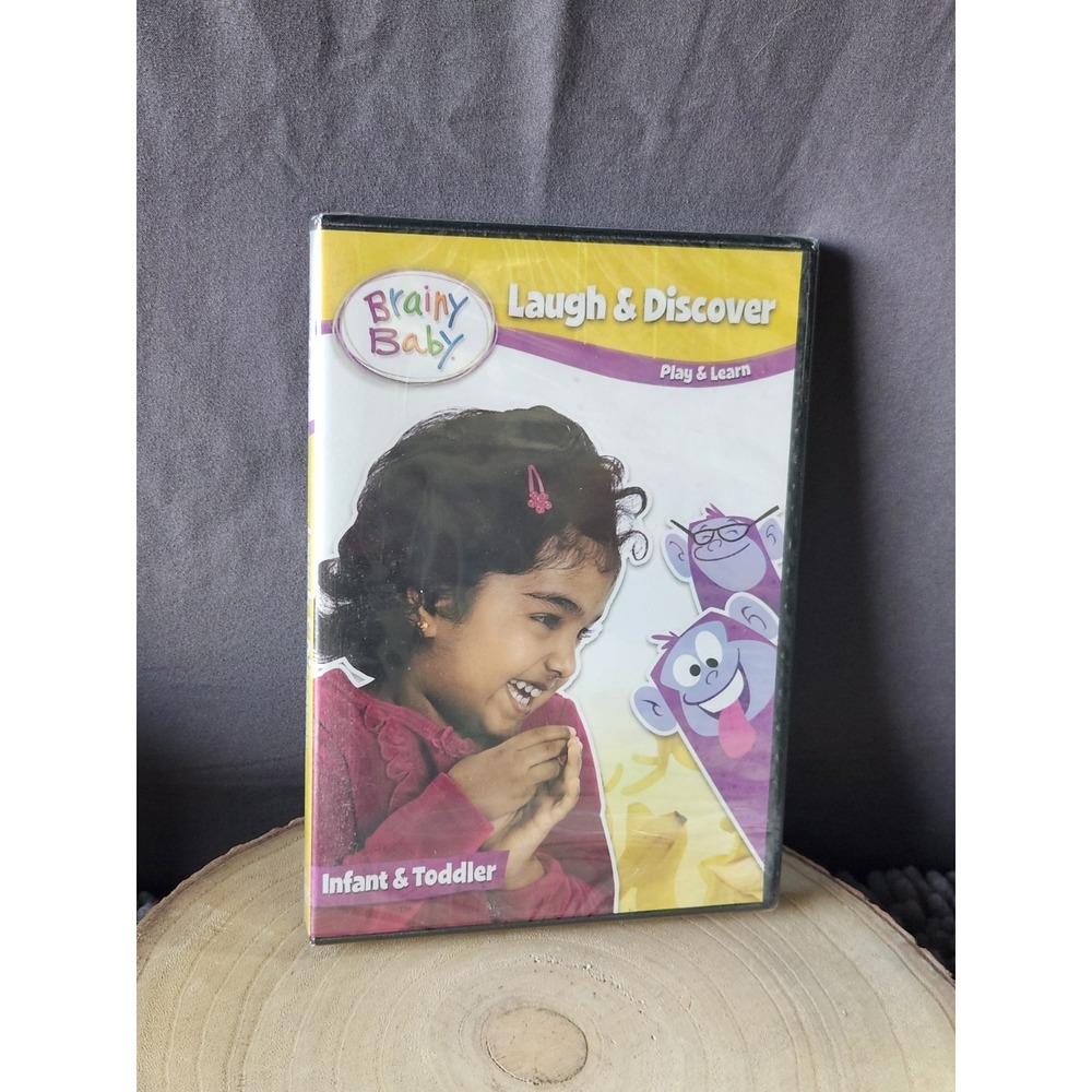 Brainy Baby Laugh and Discover: Play and Learn Deluxe‎ Edition Infant DVD~NEW